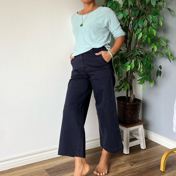 Everlane Wide Leg Crop Pants - Picture 3 of 16